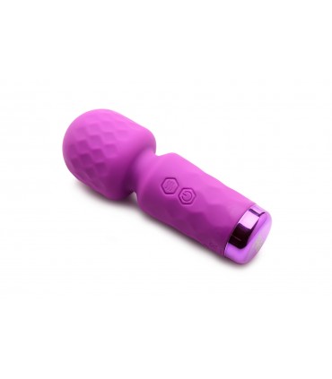 MINI-WIEDERAUFLADBARES SILIKON-MASSAGEGERÄT LILA