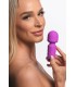 MINI BAGUETTE DE MASSAGE RECHARGEABLE EN SILICONE VIOLET