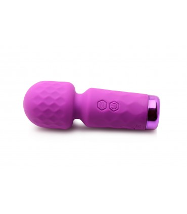MINI-WIEDERAUFLADBARES SILIKON-MASSAGEGERÄT LILA