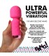 MINI BAGUETTE DE MASSAGE RECHARGEABLE EN SILICONE ROSE