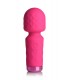 MINI BAGUETTE DE MASSAGE RECHARGEABLE EN SILICONE ROSE