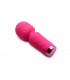 MINI BAGUETTE DE MASSAGE RECHARGEABLE EN SILICONE ROSE