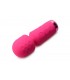 MINI RECHARGEABLE PINK SILICONE WAND MASSAGER