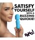 MINI RECHARGEABLE WAND MASSAGER BLUE SILICONE