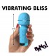 MINI BAGUETTE DE MASSAGE RECHARGEABLE SILICONE BLEU