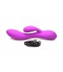 RECHARGEABLE RABBIT FLEXIBLE SILICONE VIBRATOR PURPLE