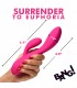 ROSA WIEDERAUFLADBARER FLEXIBLER RABBIT-VIBRATOR AUS SILIKON