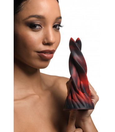 DILDO IN SILICONE CON LINGUE INTORTO HELL KISS