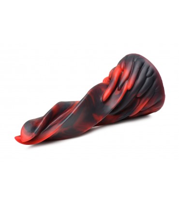 DILDO IN SILICONE CON LINGUE INTORTO HELL KISS