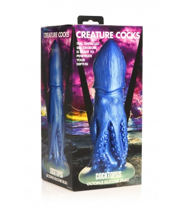GODE EN SILICONE POULPE