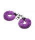 MENOTTES EN PELUCHE VIOLET