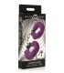 MENOTTES EN PELUCHE VIOLET