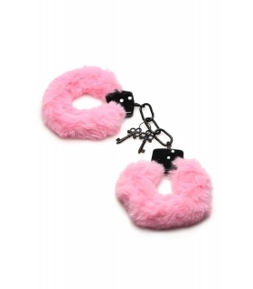 MANETTE IN PELUCHE ROSA