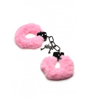 MANETTE IN PELUCHE ROSA
