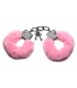 MANETTE IN PELUCHE ROSA