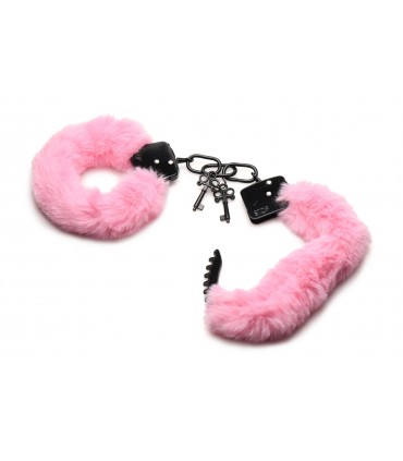 MANETTE IN PELUCHE ROSA