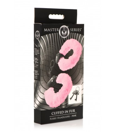 MANETTE IN PELUCHE ROSA