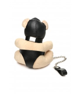 HOODED TEDDY BEAR KEYCHAIN