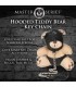 HOODED TEDDY BEAR KEYCHAIN