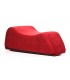 COUSSIN AVEC SUPPORT BAGUETTE ROUGE