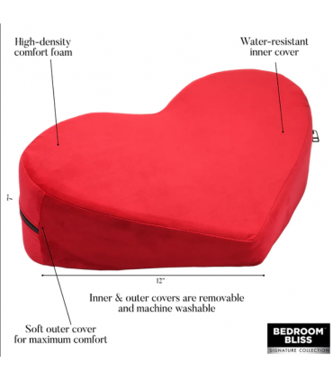 RED LOVE PILLOW HEART CUSHION