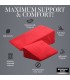 ENSEMBLE DE COUSSIN D'AMOUR ROUGE