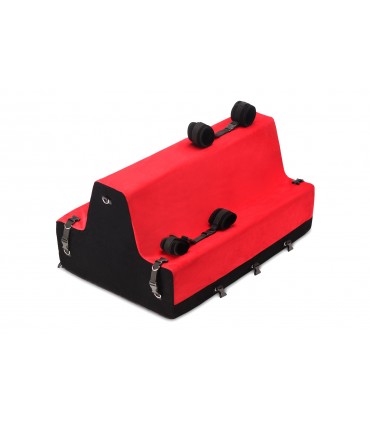 BANC DE BONDAGE DES AMANTS ROUGE