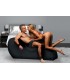 BLACK LOVE COUCH POSITION SOFA