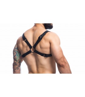 C4M BLACK PARTY HARNESS SINGLE SIZE