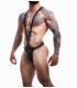 C4M BL4CK BLACK DUGNEON HARNESS SINGLE SIZE