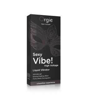 VIBRATEUR LIQUIDE SEXY VIBE ! HAUTE TENSION 15ML