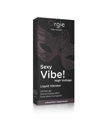 VIBRATORE LIQUIDO SEXY VIBE! ALTA TENSIONE 15ML