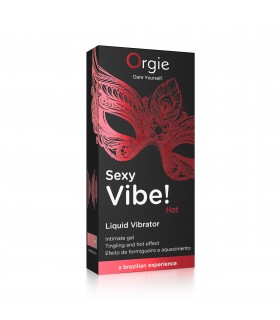 SEXY VIBE LIQUID VIBRATOR! HOT 15ML