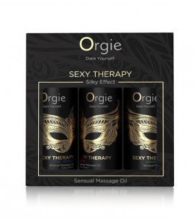 KIT D'HUILE SENSUELLE SEXY THERAPY COLLECTION MINI TAILLE 3X30 ML