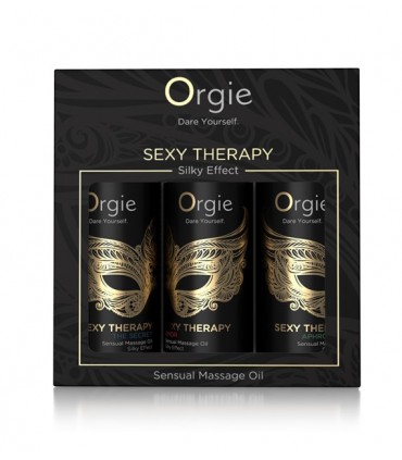 KIT D'HUILE SENSUELLE SEXY THERAPY COLLECTION MINI TAILLE 3X30 ML