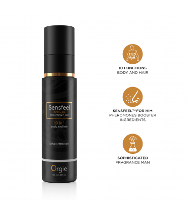 ELISIR AI FEROMONI 10 IN 1 MEN SENSFEEL CORPO E CAPELLI 100 ML