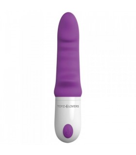 VIBRADOR SILICONA ELYS RHINHORN 9 INTENSIDADES MORADO