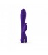 VIBRADOR SILICONA RABBIT RECARGABLE MORADO