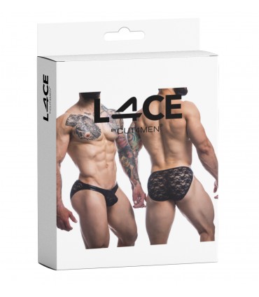 C4M L4ACE SLIP BULGE BLACK XL