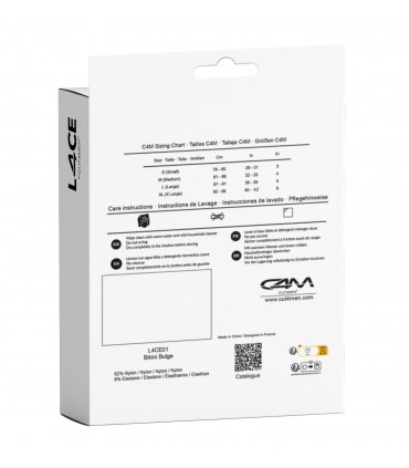 C4M L4ACE SLIP BULGE NOIR M