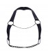 C4M BLACK CHAIN HARNESS S/M