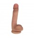 DILDO FINO C/ TESTÍSCULOS FLESH EASY RIDERS 17'80 CM