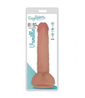 FINE DILDO WITH FLESH TESTICLES EASY RIDERS 20'30 CM