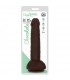 FINE DILDO WITH CHOCOLATE TESTICLES EASY RIDERS 20'30 CM