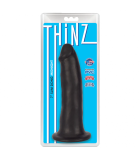 FINE THINZ BLACK DILDO 17'80 CM