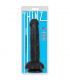 THIN DILDO WITH THINZ TESTICLES BLACK 20'30 CM