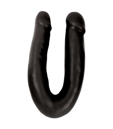 FINE DOPPIO DILDO NERO THINZ 33 CM