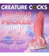 GODE EN SILICONE AILÉ PEGASUS PECKER