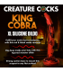 DILDO IN SILICONE KING COBRA XL 45'7 CM