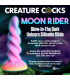 DILDO SILICONA FOSFORESCENTE MOON RIDER UNICORN